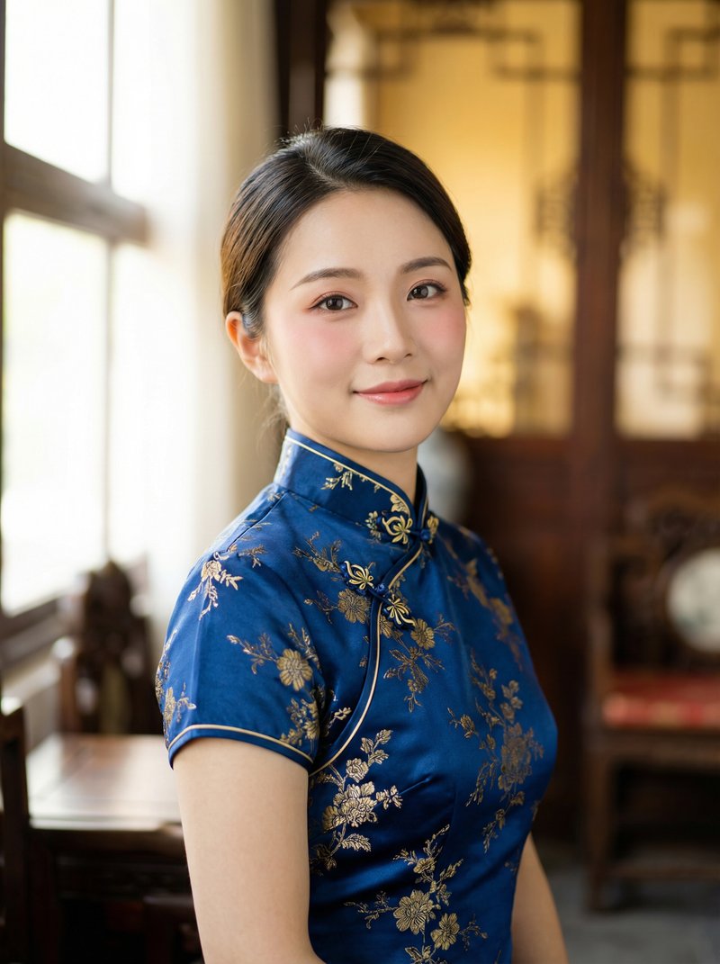 抖音揭秘旗袍写真视频