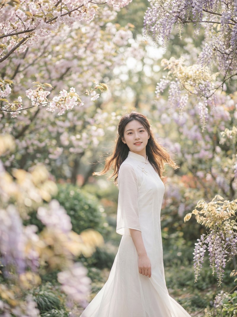 抖音揭秘花园写真视频