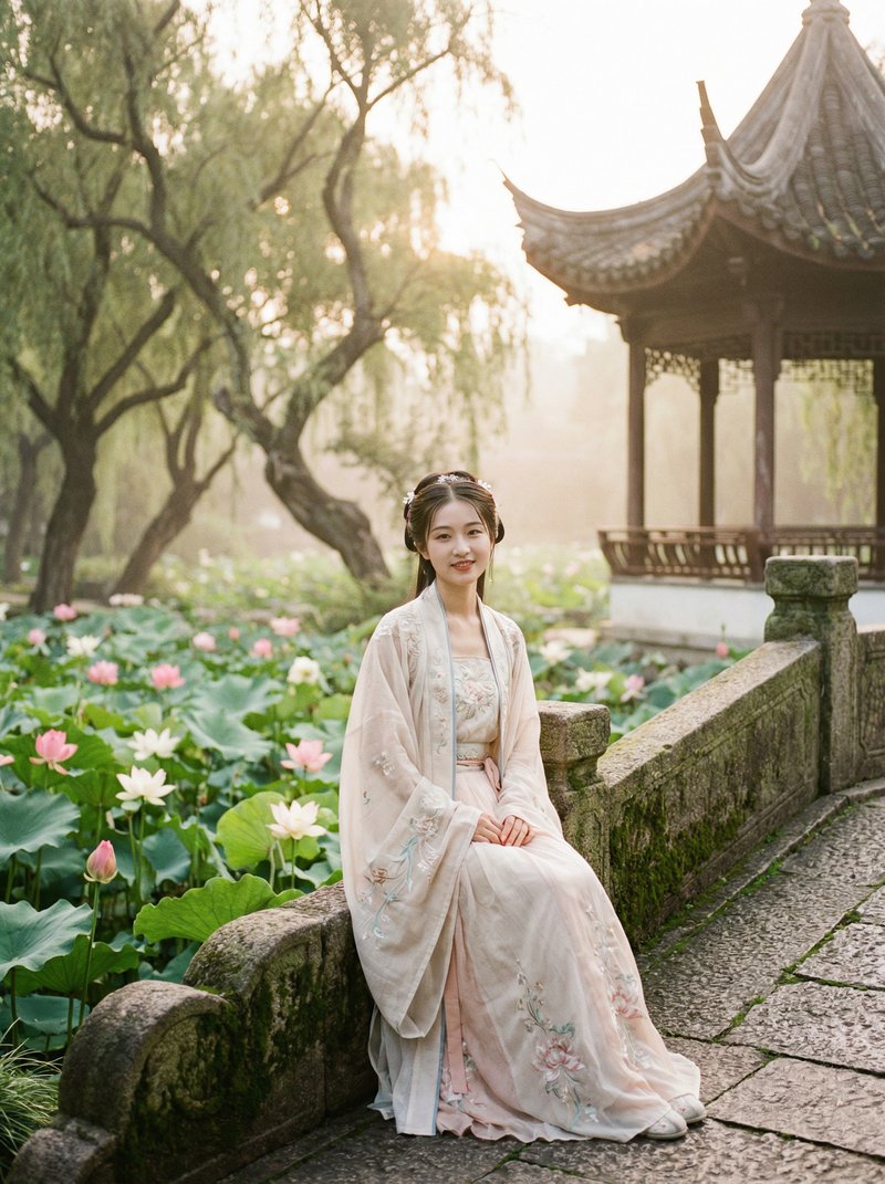 抖音揭秘汉服写真视频