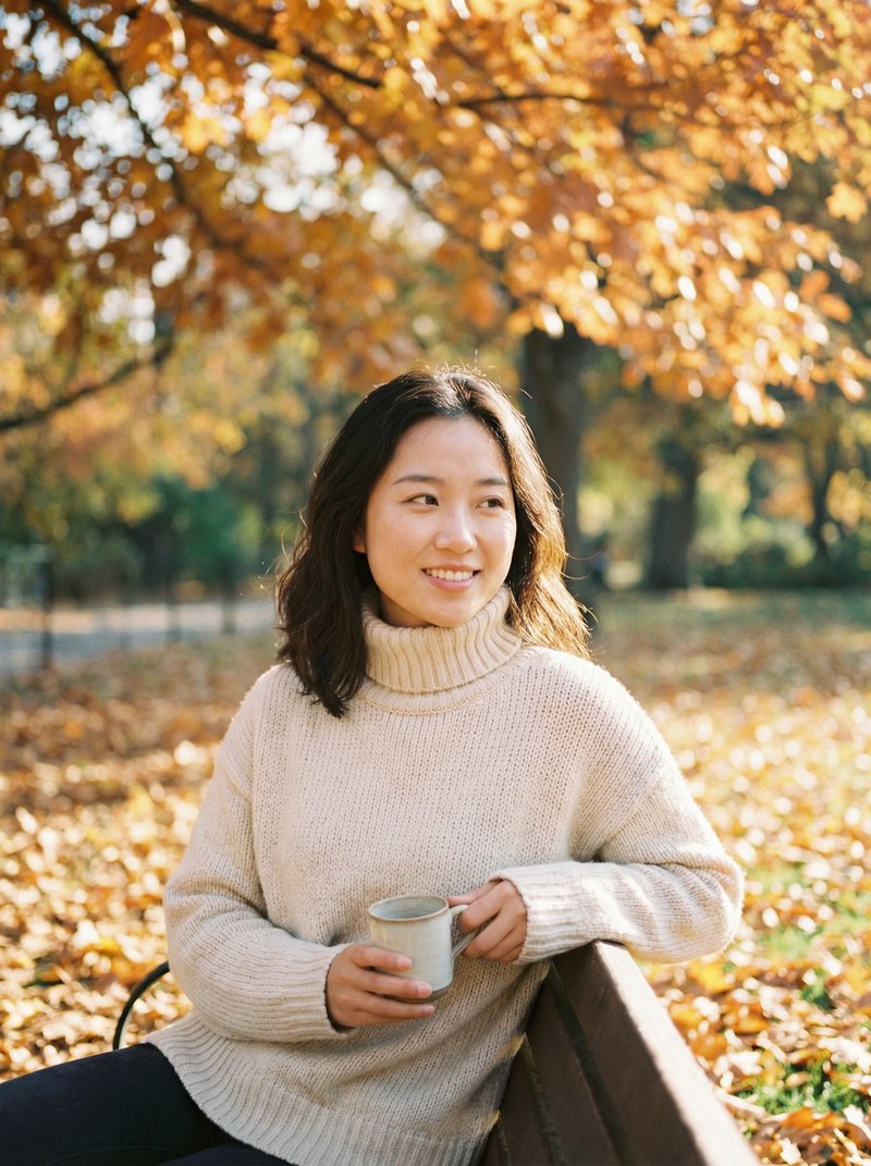 抖音揭秘日系秋日写真